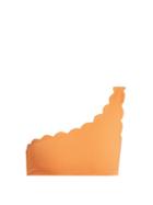 Matchesfashion.com Marysia - Santa Barbara Scallop Edged Bikini Top - Womens - Orange