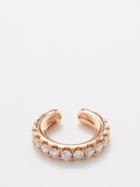 Spinelli Kilcollin - Eclipse Diamond & 18kt Rose Gold Single Ear Cuff - Womens - Rose Gold