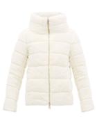 Matchesfashion.com Herno - High Neck Down Filled Faux Fur Padded Jacket - Womens - White