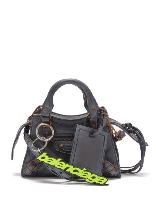 Balenciaga - Neo Classic City Mini Leather Bag - Womens - Navy