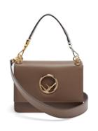 Matchesfashion.com Fendi - Kan I Small Leather Shoulder Bag - Womens - Brown