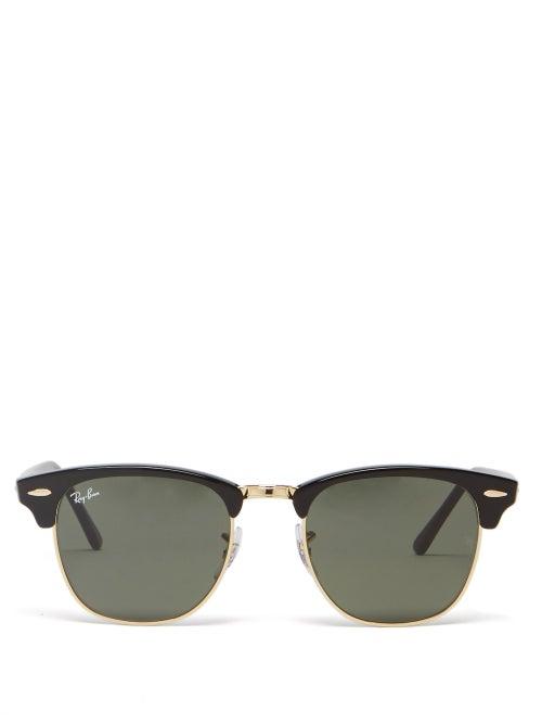 Ray-ban - Wayfarer Acetate And Metal Sunglasses - Mens - Black