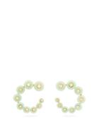 Matchesfashion.com Fernando Jorge - Surrounding Diamond & 18kt Gold Earrings - Womens - Light Green