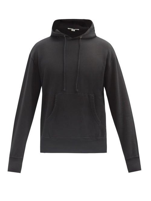 Matchesfashion.com Lady White Co. - Classic Cotton-jersey Hooded Sweatshirt - Mens - Black