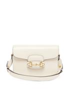 Matchesfashion.com Gucci - 1955 Horsebit Leather Shoulder Bag - Womens - White