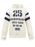 Gucci - 25 Eschatology-print Cotton Hooded Sweatshirt - Mens - White