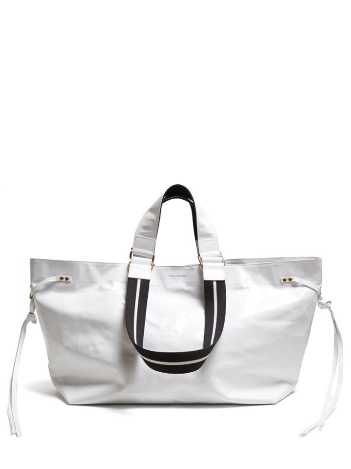 Isabel Marant Wardy Leather Tote Bag