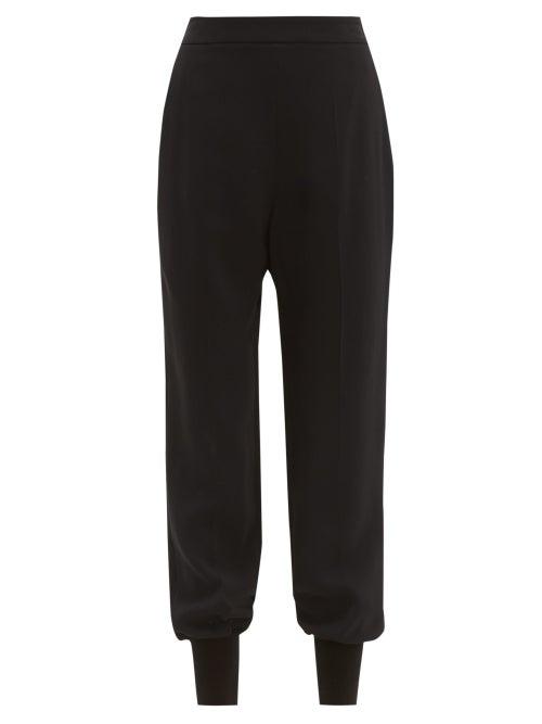 Matchesfashion.com Stella Mccartney - Julia Straight Leg Trousers - Womens - Black