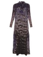 Raquel Allegra Silk-chiffon Tie-dye Maxi Dress