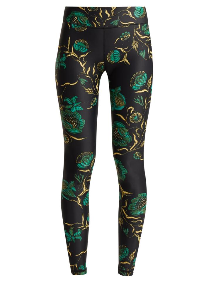 The Upside Jade Floral-print Leggings