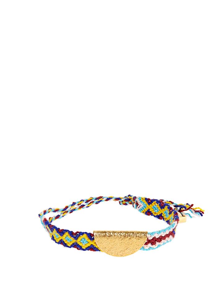 Lucy Folk Taco Gold-plated Friendship Bracelet