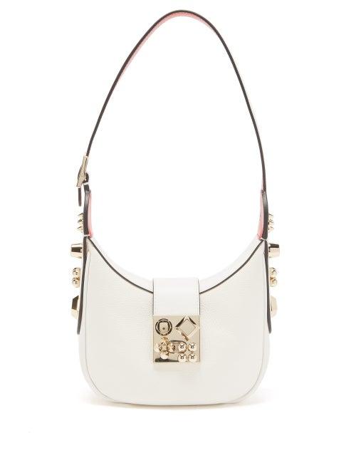 Christian Louboutin - Carasky Mini Leather Shoulder Bag - Womens - White