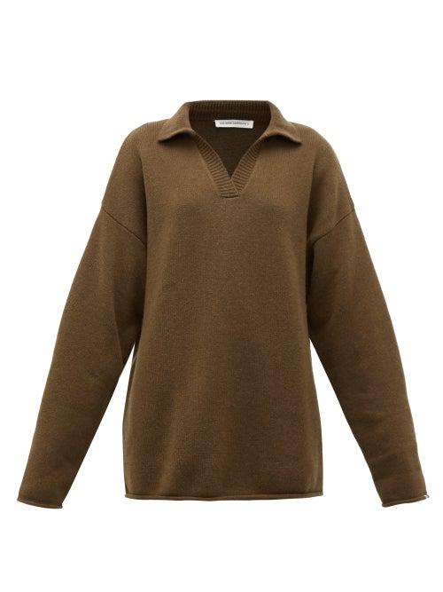 Matchesfashion.com Extreme Cashmere - No.101 Jules Cashmere Blend Sweater - Womens - Brown