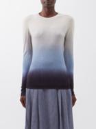 Gabriela Hearst - Miller Tie-dyed Knit Sweater - Womens - Blue Multi