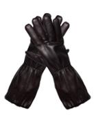 Bottega Veneta - Elongated-cuff Nappa-leather Gloves - Mens - Brown