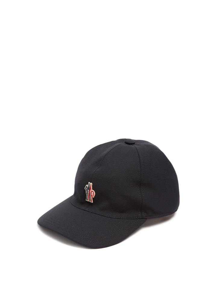 Moncler Grenoble Embroidered-logo Canvas Cap