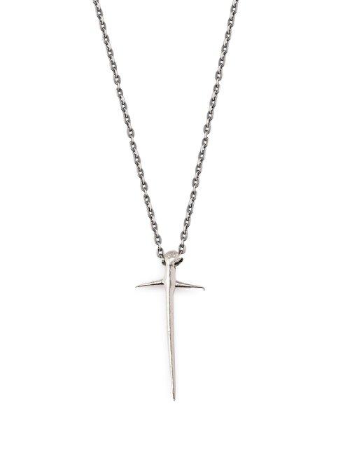 Matchesfashion.com Pearls Before Swine - Cross Pendant - Mens - Silver