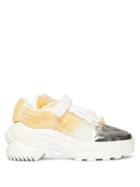 Matchesfashion.com Maison Margiela - Retro Fit Exposed Foam Pvc Trainers - Womens - White Black