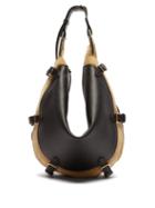 Matchesfashion.com Altuzarra - Play Large Buckled Leather And Suede Bag - Womens - Black Beige