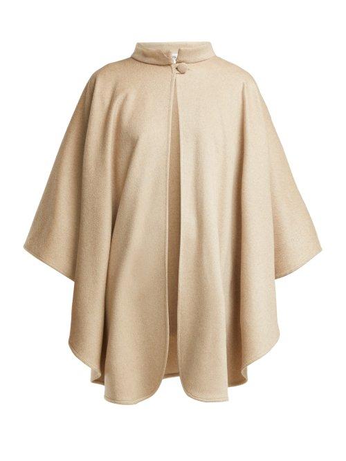 Matchesfashion.com Max Mara - Cashmere Cape - Womens - Beige