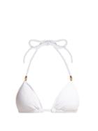 Matchesfashion.com Heidi Klein - Core Textured Bikini Top - Womens - White