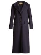 Burberry Alberthorpe Ruffled Wool And Cashmere-blend Coat