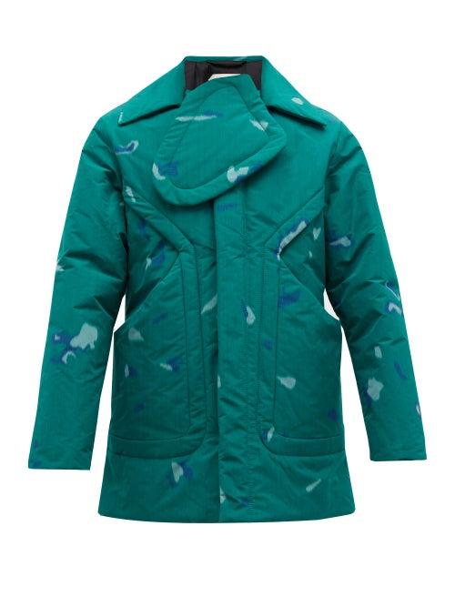 Matchesfashion.com Namacheko - Kiwa Chest Panel Printed Jacket - Mens - Green