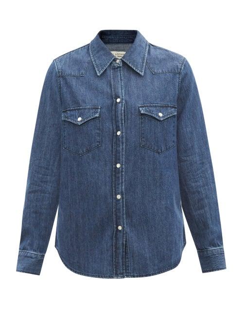 Nili Lotan - Martine Denim Shirt - Womens - Denim
