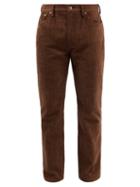 Sfr - Londr Cotton-blend Straight-leg Trousers - Mens - Brown