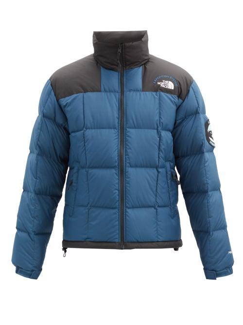 Matchesfashion.com The North Face - Nse Lhotse Expedition Down Coat - Mens - Blue Multi