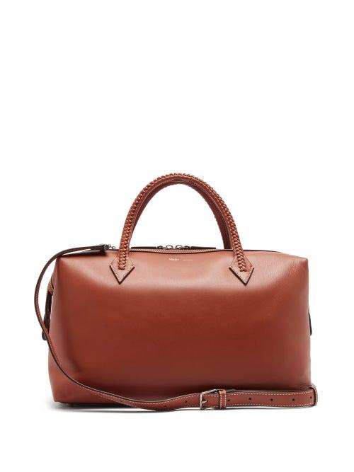 Matchesfashion.com Mtier - Perriand City Braided-handle Leather Weekend Bag - Womens - Tan