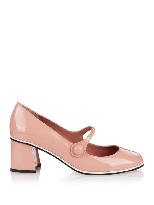 Redvalentino Mary Jane Patent Block-heels