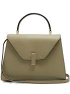 Matchesfashion.com Valextra - Iside Medium Grained Leather Bag - Womens - Khaki