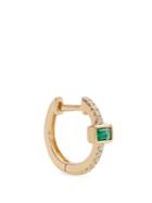 Jacquie Aiche Diamond, Emerald & Yellow-gold Earring