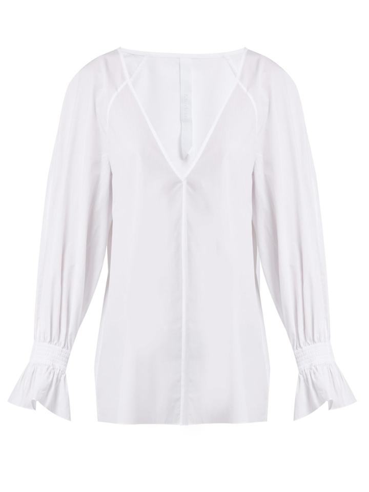 Merlette Azore Cotton-poplin Blouse