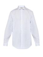 Matchesfashion.com Gucci - Classic Striped Shirt - Mens - Blue