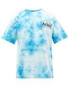 Matchesfashion.com Aries - Temple Logo Tie Dye T Shirt - Mens - Blue Multi