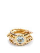 Spinelli Kilcollin Rana Diamond, Yellow-gold & Rose-gold Rings