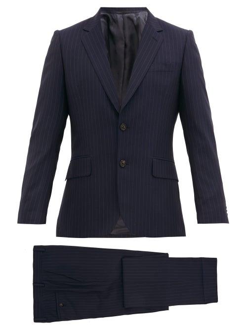 Matchesfashion.com Paul Smith - Pinstriped Wool Suit - Mens - Navy