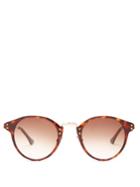 John Dalia Elton J. Round-frame Sunglasses