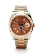 Jacquie Aiche - Vintage Rolex Datejust Diamond & Rose-gold Watch - Womens - Pink Multi
