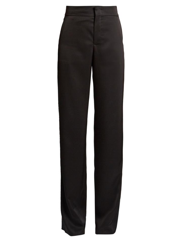 Loewe High-rise Straight-leg Tuxedo Trousers