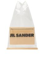 Matchesfashion.com Jil Sander - Logo Print Inner Pouch Market Bag - Womens - Clear