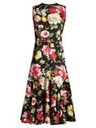 Dolce & Gabbana Floral-print Sleeveless Midi Dress