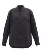 Matchesfashion.com Wardrobe. Nyc - Oversized Cotton-poplin Shirt - Womens - Black