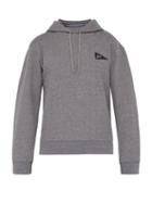 Matchesfashion.com A.p.c. - Bernard Logo Print Hooded Sweatshirt - Mens - Dark Grey