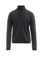 Matchesfashion.com Rag & Bone - Dexter Zipped Ribbed Organic-cotton Jacket - Mens - Black