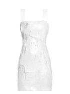 Matchesfashion.com Galvan - Salar Sequin Embellished Mini Dress - Womens - White