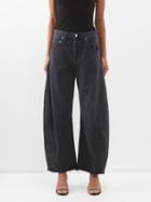 Citizens Of Humanity - Horseshoe Organic-denim Wide-leg Jeans - Womens - Black