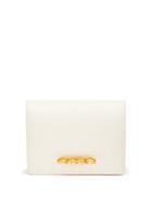 Alexander Mcqueen - Four Ring Leather Shoulder Bag - Womens - White